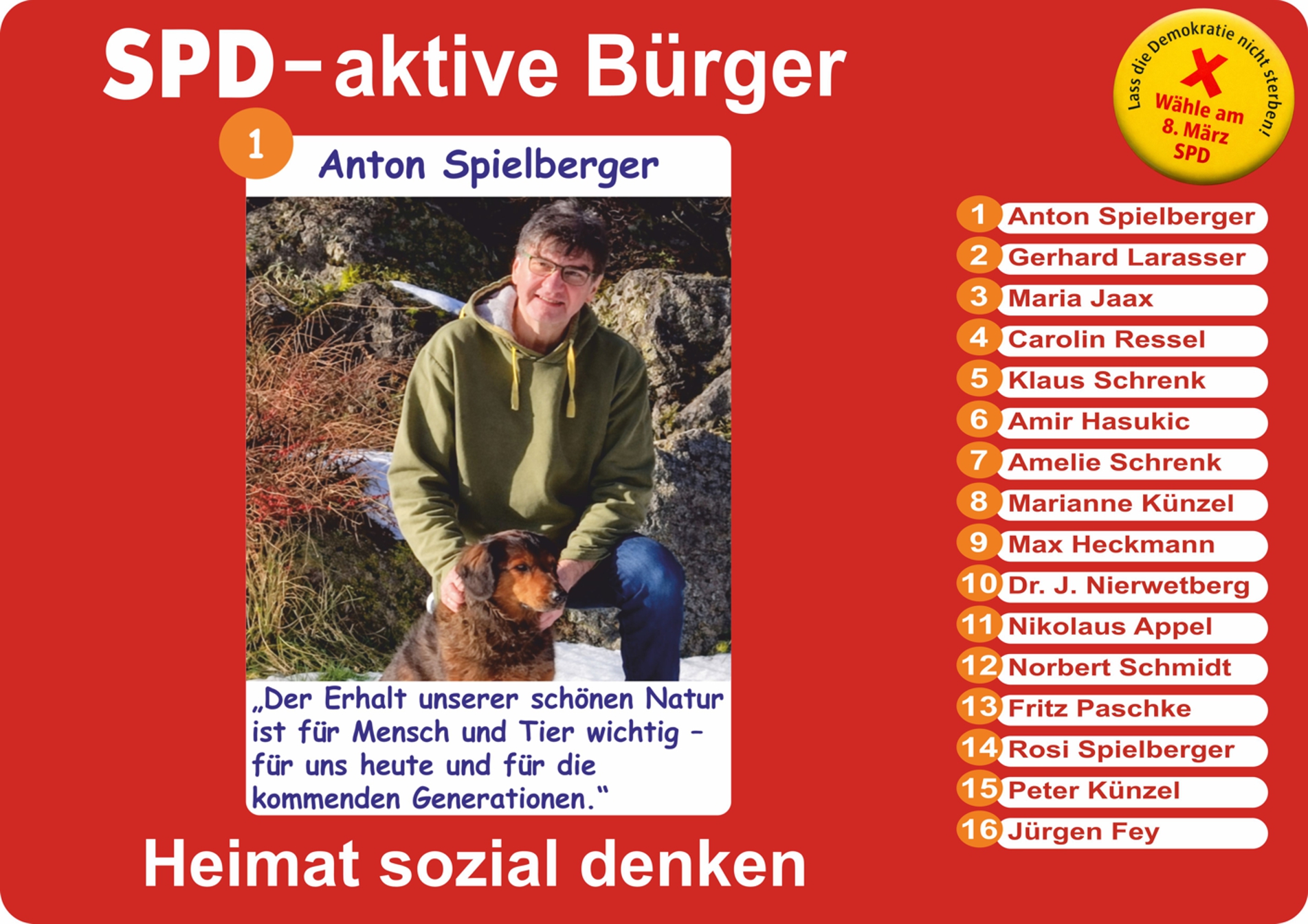 SPD-aktive Bürger – Kandidatinnen und Kandidaten