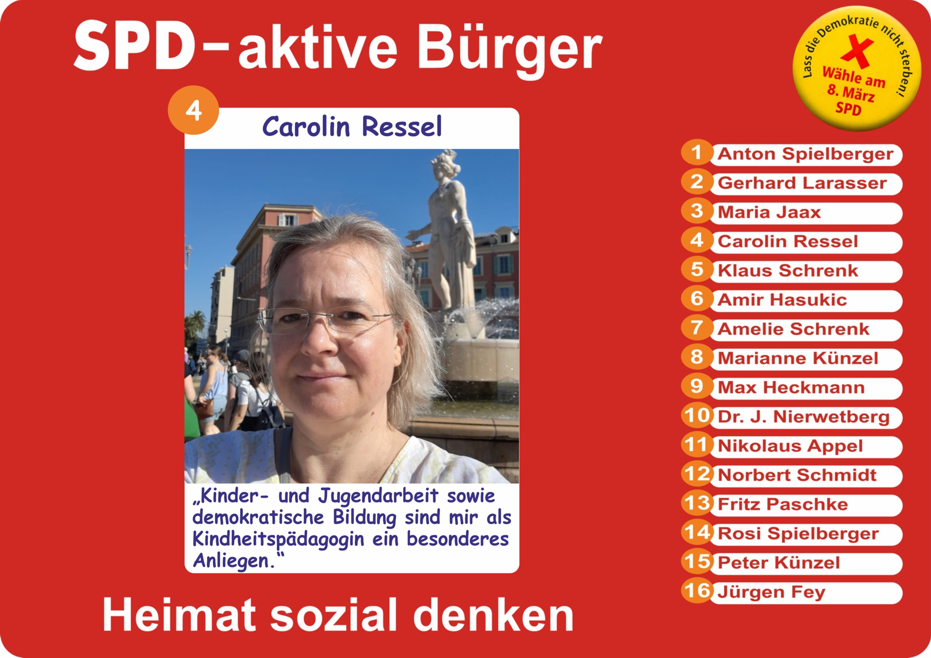 SPD-aktive Bürger – Kandidatinnen und Kandidaten