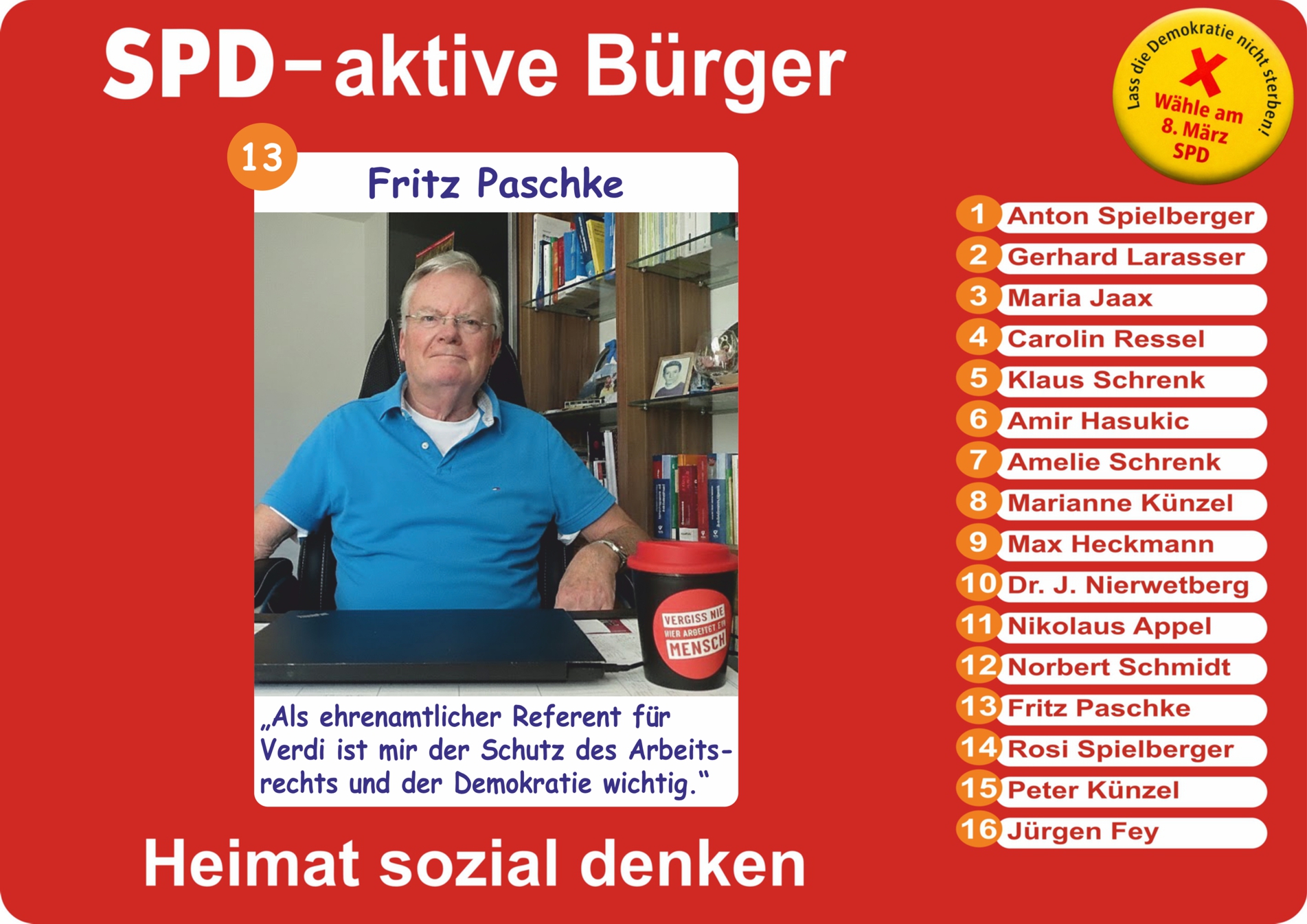 SPD-aktive Bürger – Kandidatinnen und Kandidaten